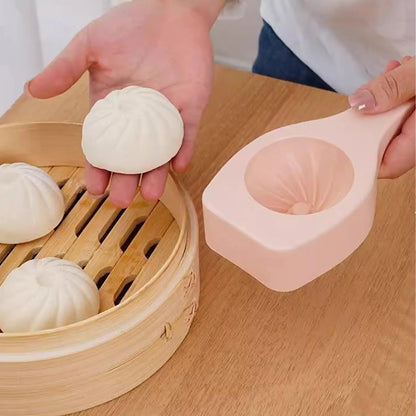 Chinese Baozi Molds Handmade Pastry Bun Making Mould Handheld Chinese Style Baozi Maker Steamed Stuffed Bun Tool